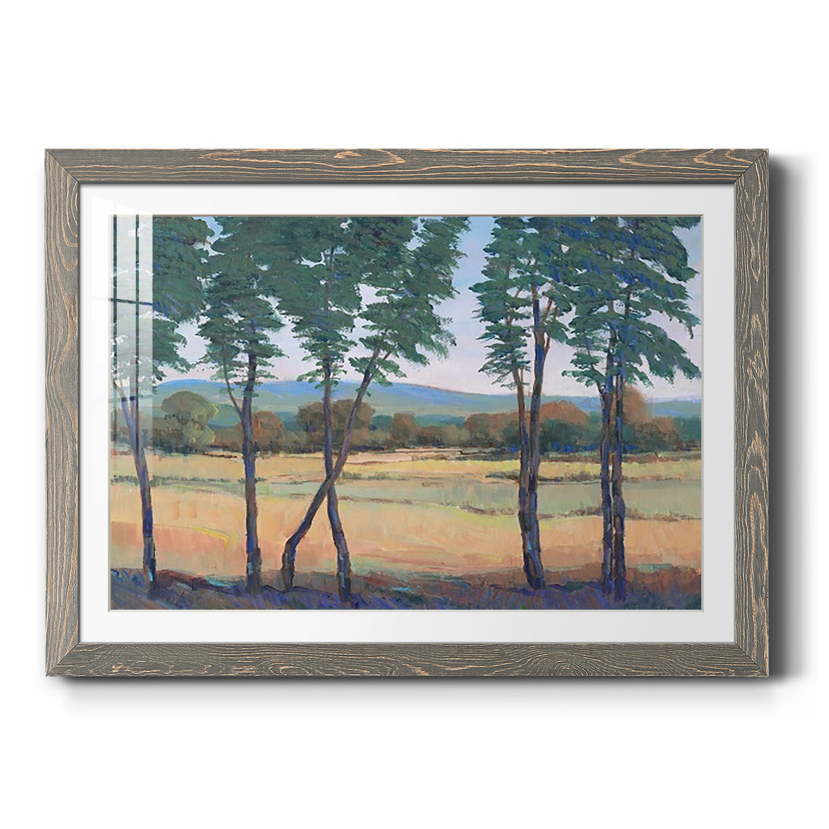 Still Morning I - Barnwood Framed Art Print
