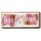 Love is the Answer - Floater Framed Canvas Print