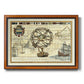 Nautical Map I Premium Framed Canvas- Ready to Hang