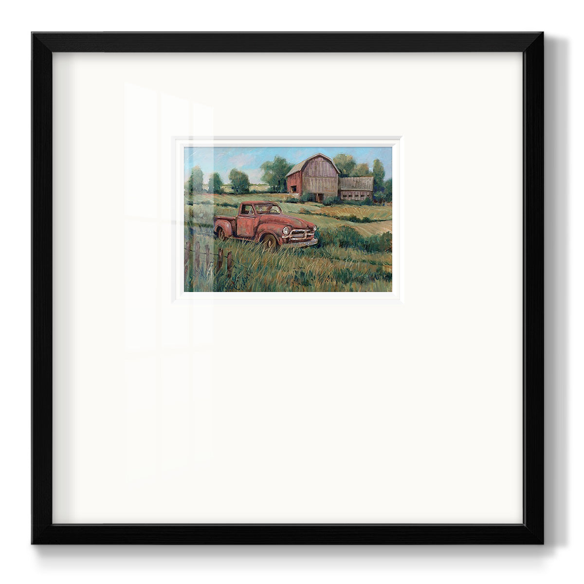 Rusting Away II Premium Framed Print Double Matboard