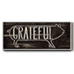 Grateful Pig - Floater Framed Canvas Print