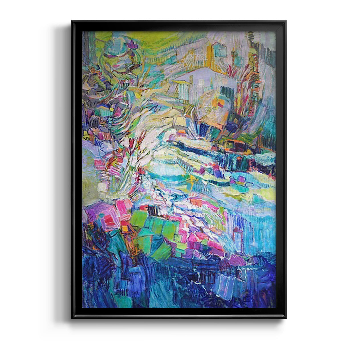 Gathering up the Goddess III - Modern Framed Canvas Print