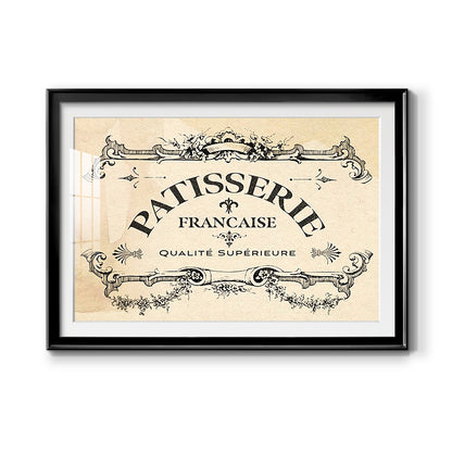 Antique French Label I - Modern Framed Art Print