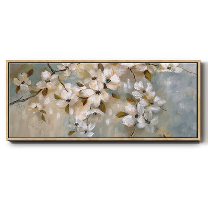 Blossoms of May - Floater Framed Canvas Print