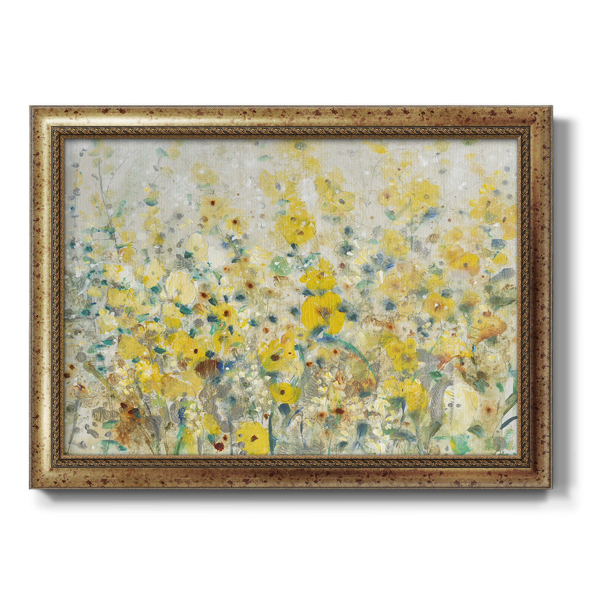 Cheerful Garden II Premium Framed Canvas- Ready to Hang