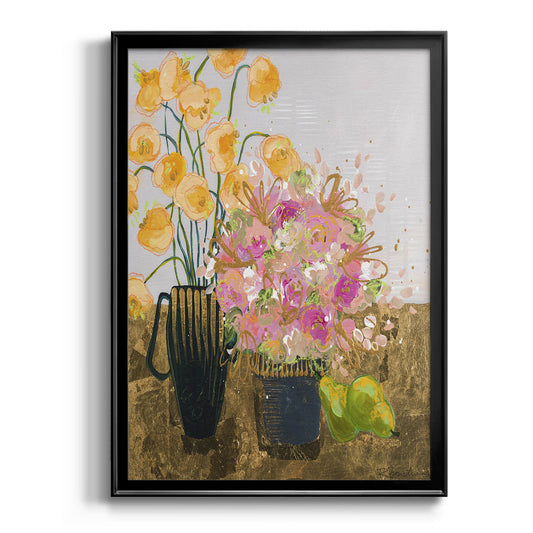 Not So Still Life - Modern Framed Canvas Print