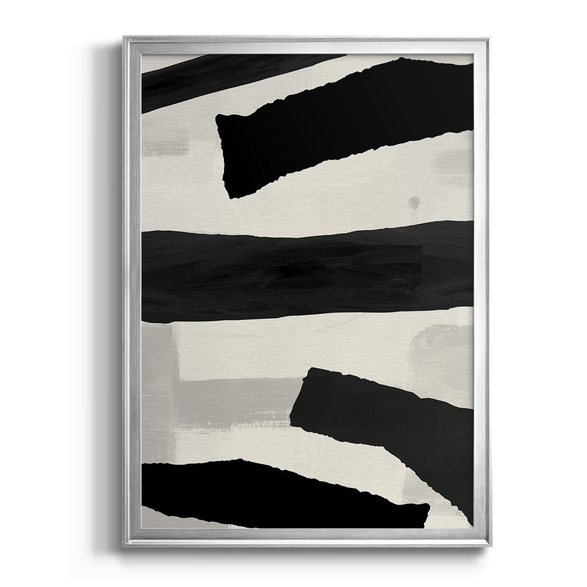 Mountain Paths I - Modern Framed Canvas Print