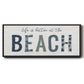 Beach Better - Floater Framed Canvas Print