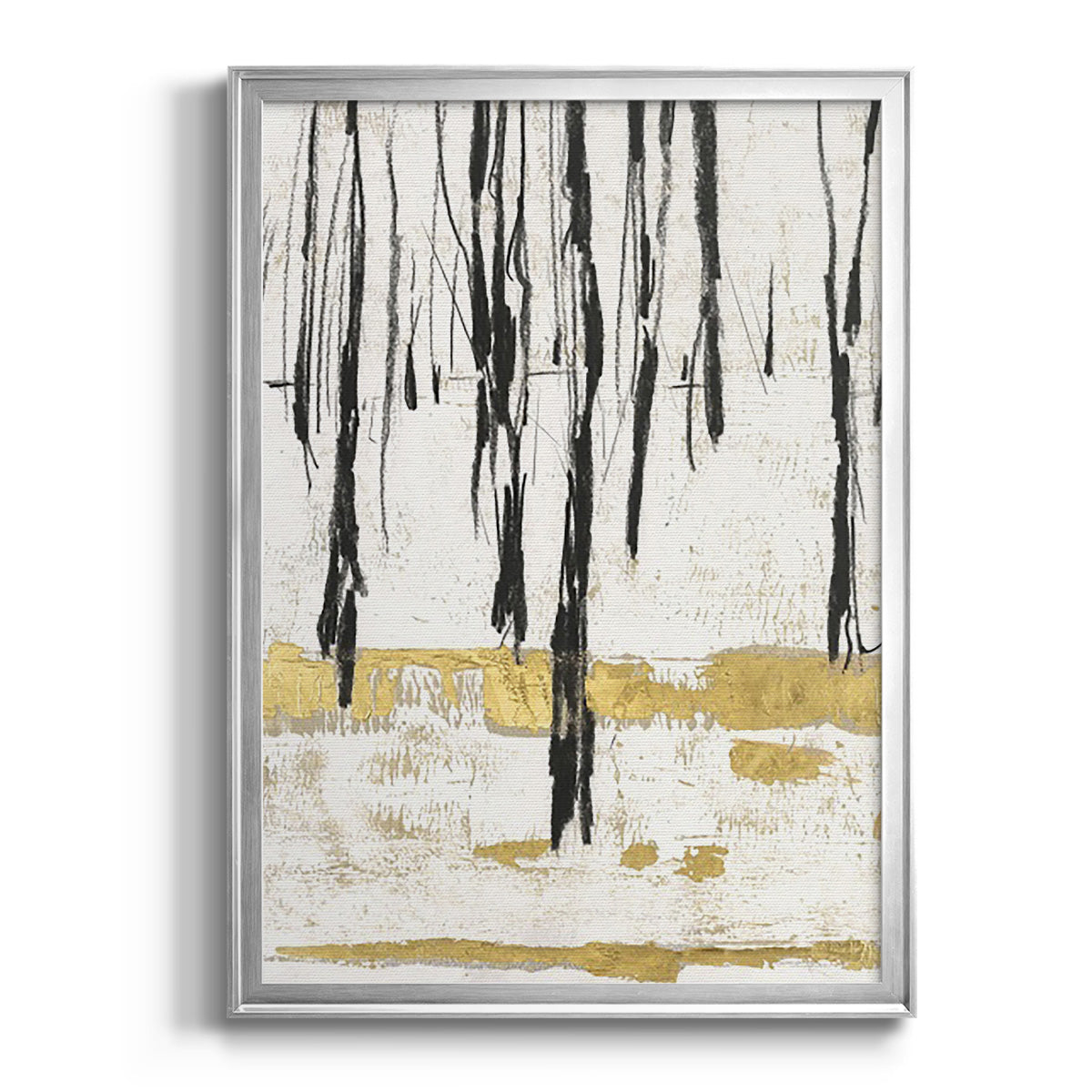 Gilded Winter II - Modern Framed Canvas Print