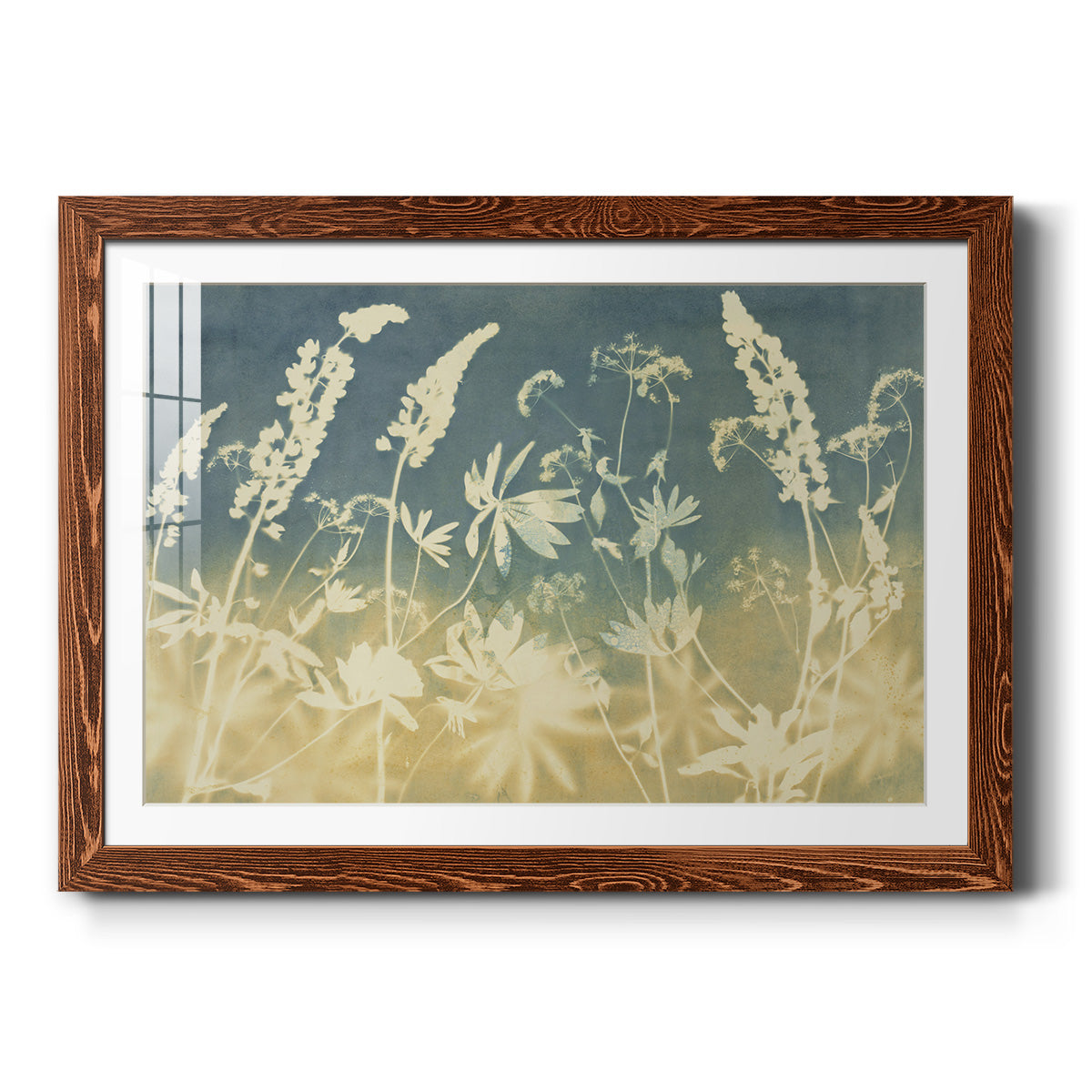 Solstice Lupine - Barnwood Framed Art Print