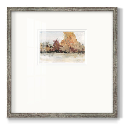 The Autumn View II Premium Framed Print Double Matboard