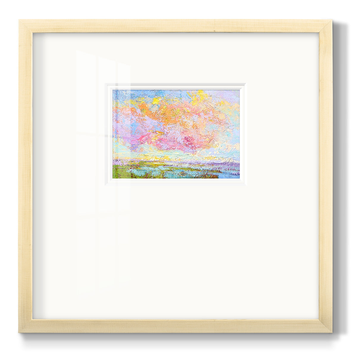 On a Summer's Eve - Double Matboard Framed Print