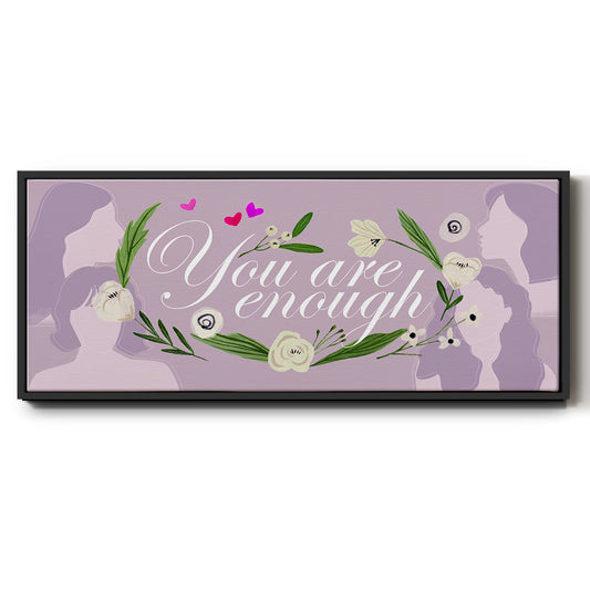Happy Galentine's Day Collection D - Floater Framed Canvas Print