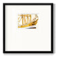 Gold Ship II - Double Matboard Framed Print