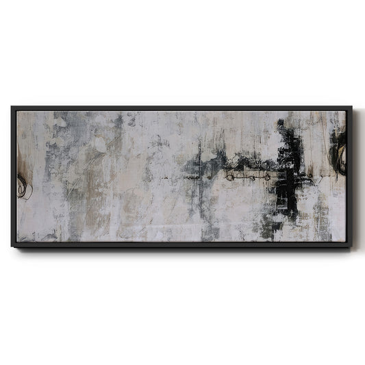 Icarus - Floater Framed Canvas Print