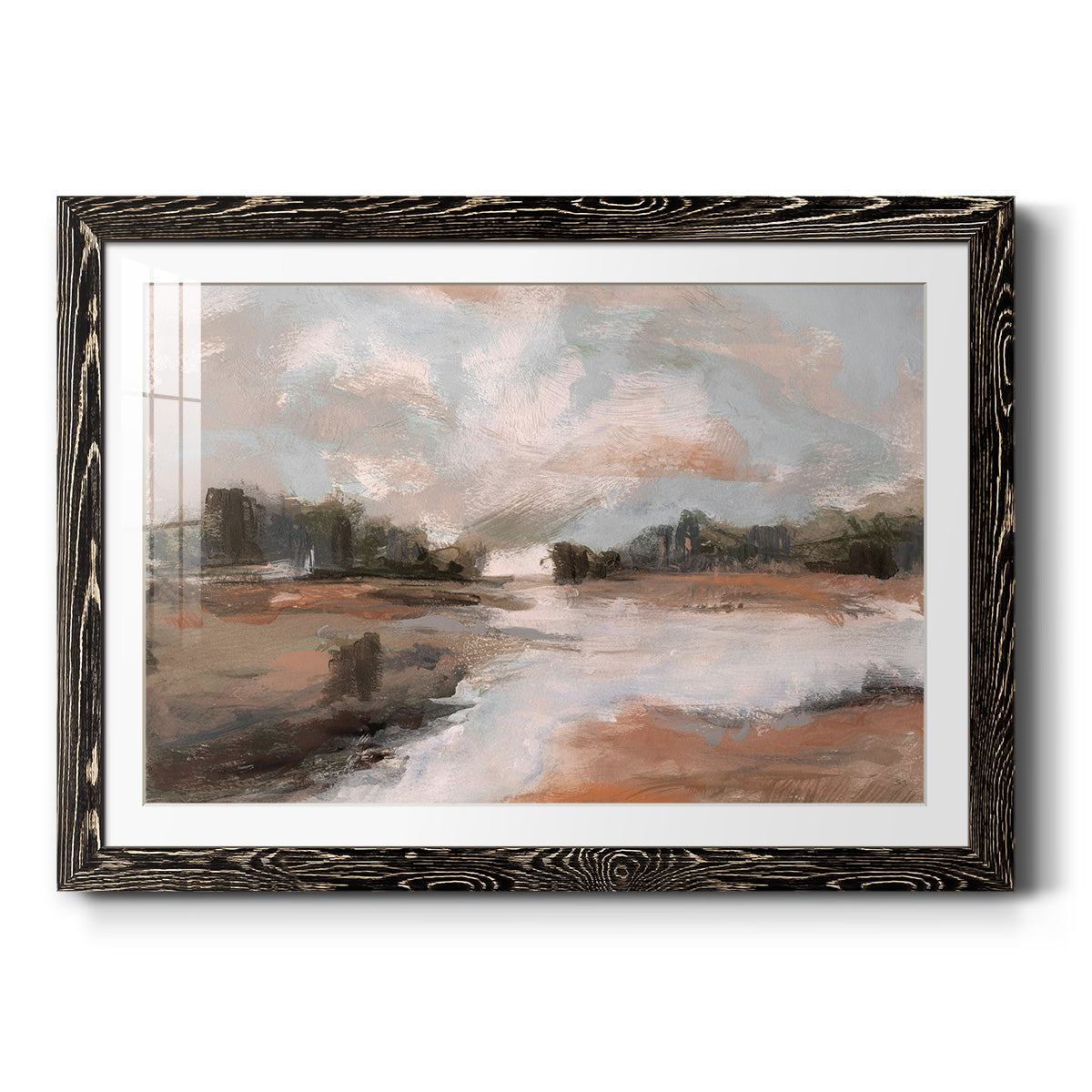 South Pond - Barnwood Framed Art Print