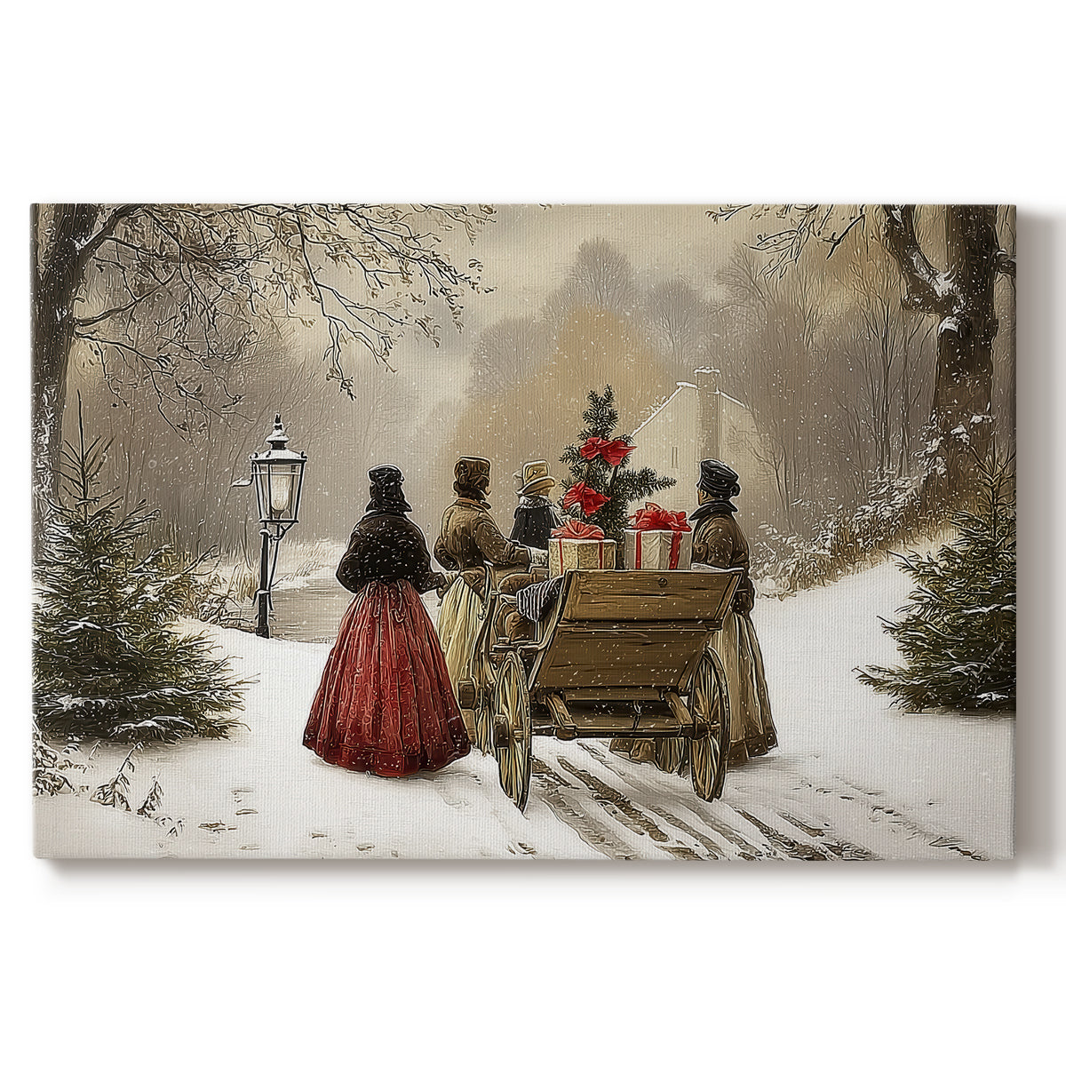 Eve of Candlelit Skies - Canvas Art Print