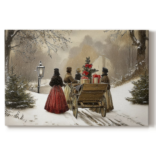 Eve of Candlelit Skies - Canvas Art Print