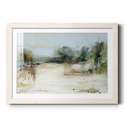 Wintery Horizon III - Barnwood Framed Art Print