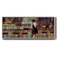 Elegant in Black - Floater Framed Canvas Print
