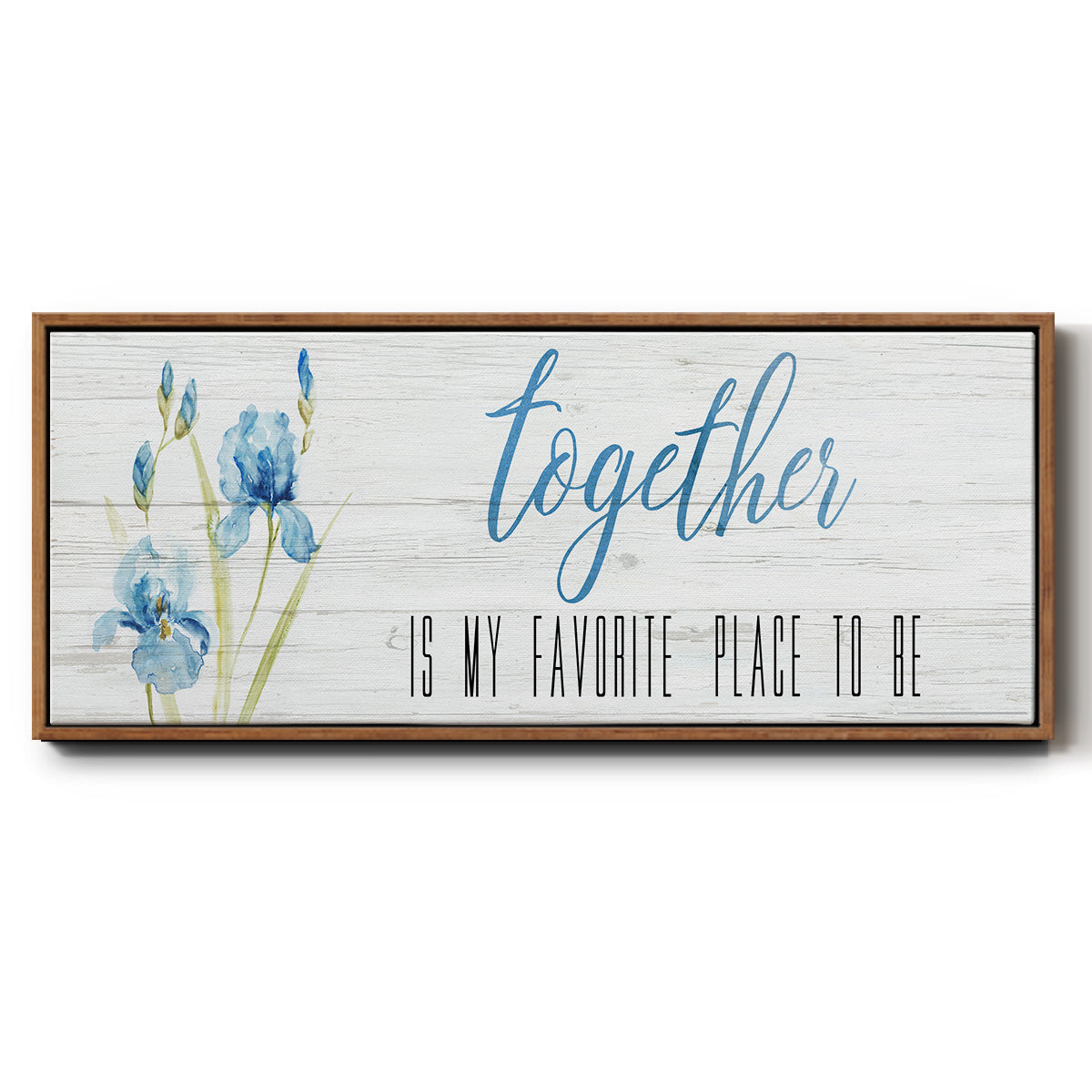 Together - Floater Framed Canvas Print