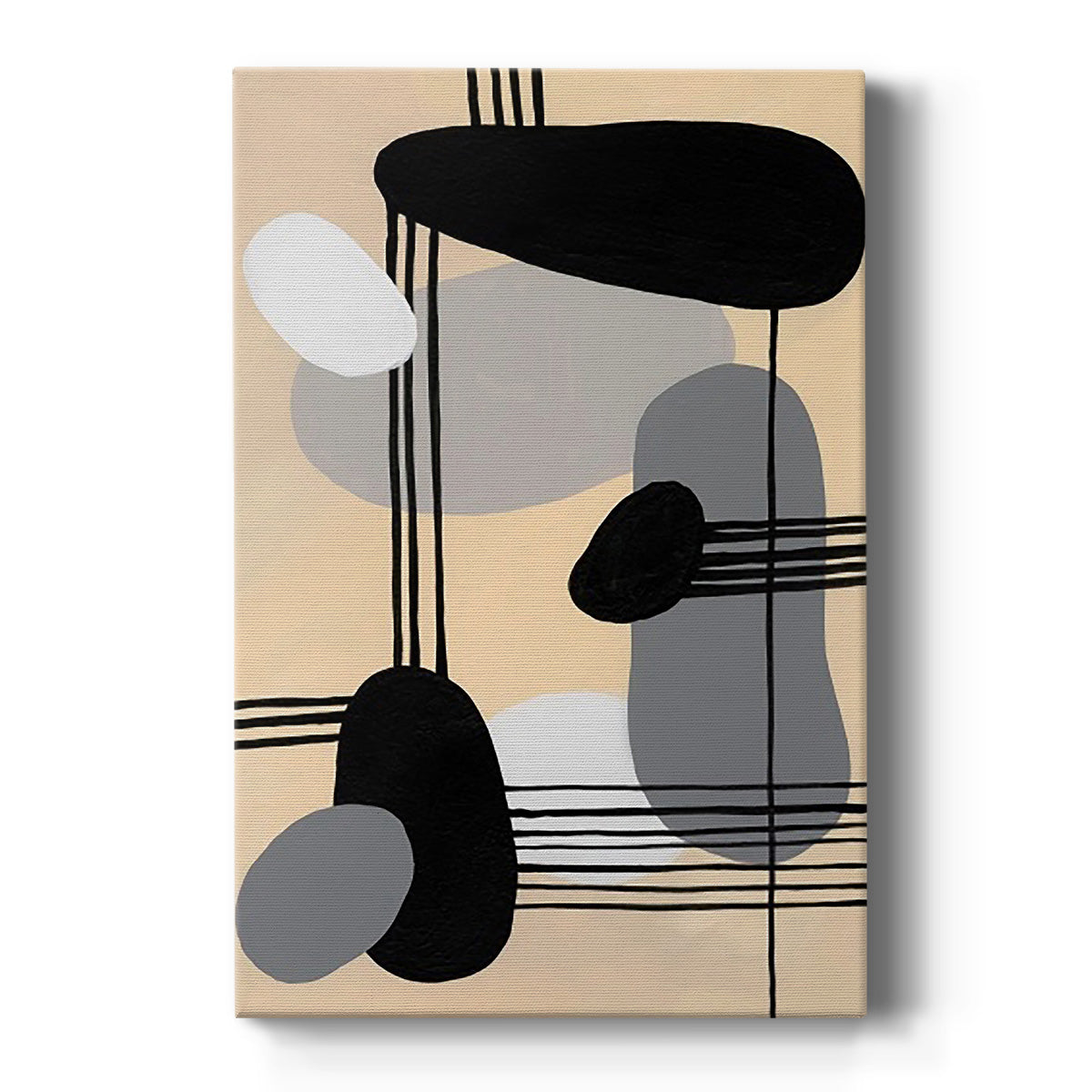 Interconnected Shapes II Premium Gallery Wrapped Canvas - Ready to Hang