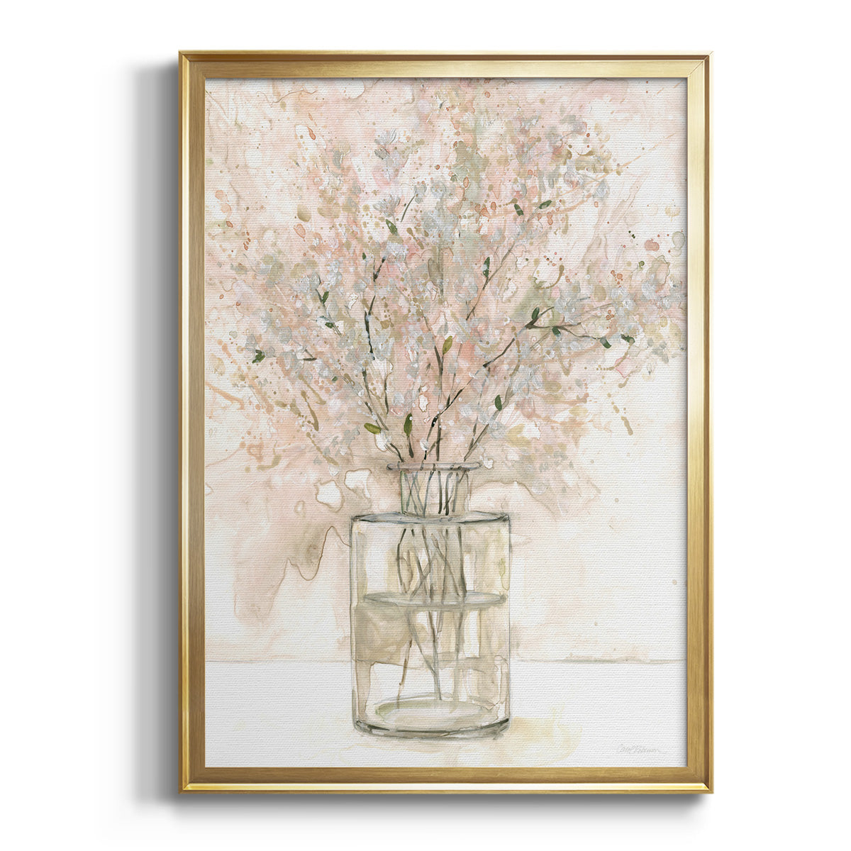 Delicate Arrangement I - Modern Framed Canvas Print