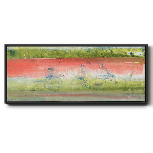 Nature's Flag I - Floater Framed Canvas Print