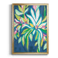 Blue Tropics IV - Modern Framed Canvas Print