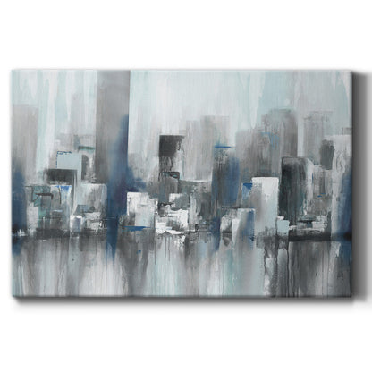 Cityscape in Blues - Canvas Art Print
