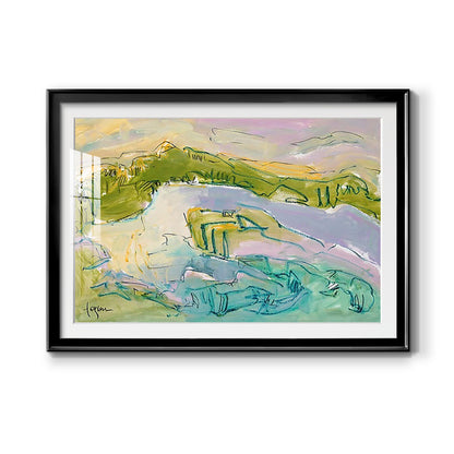 Treasured Island - Modern Framed Art Print
