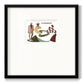 Vintage Vibes IV - Double Matboard Framed Print