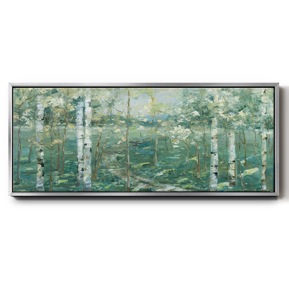 Meadow Light - Floater Framed Canvas Print