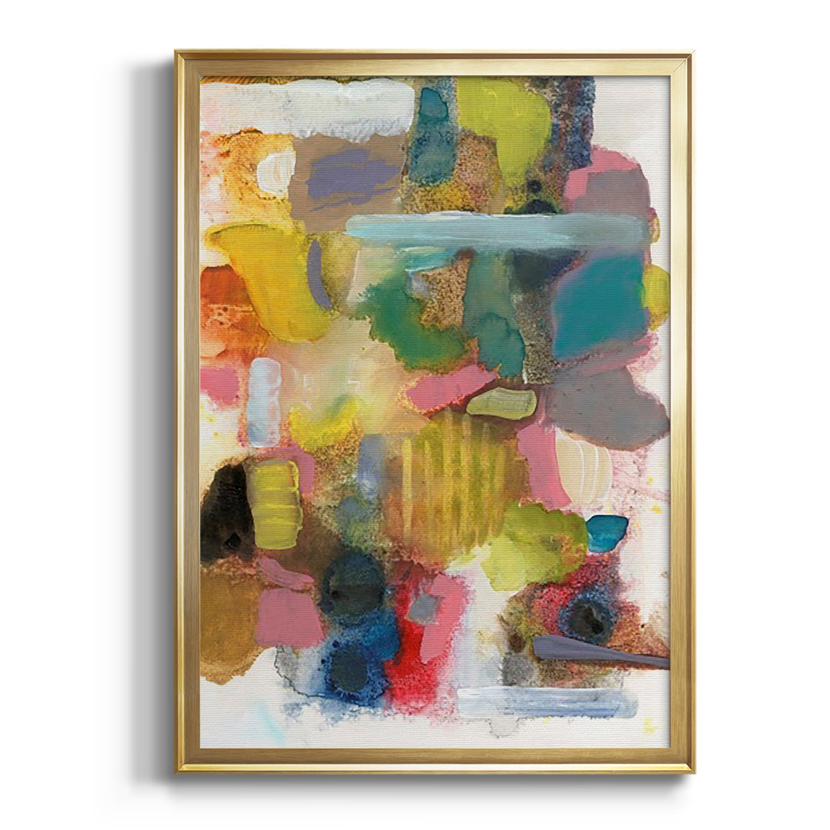 Everything at Once II - Modern Framed Canvas Print