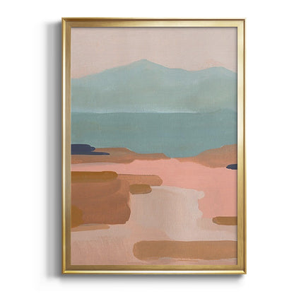 Desert Sunrise I - Modern Framed Canvas Print