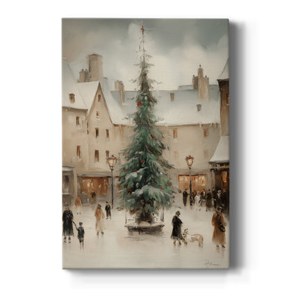 Gilded Sleigh Carol - Canvas Art Print