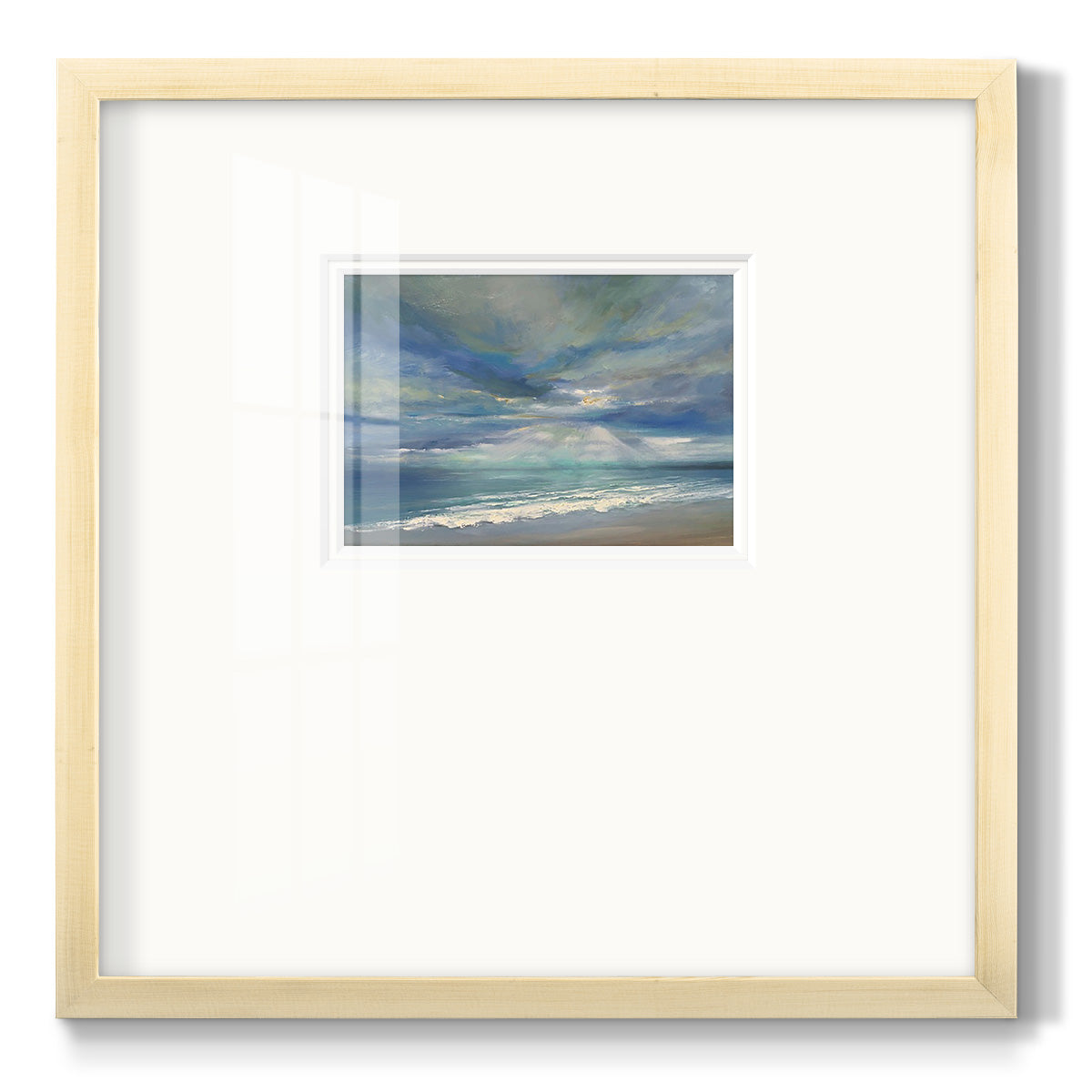 God Rays Premium Framed Print Double Matboard