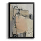 Sandstone - Modern Framed Canvas Print