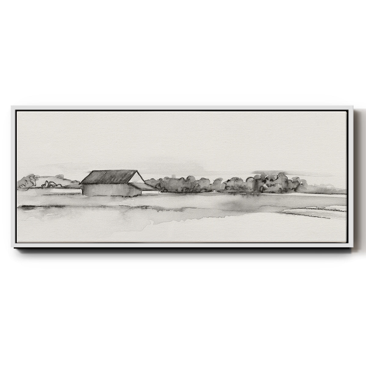 Wyeth Barn I - Floater Framed Canvas Print