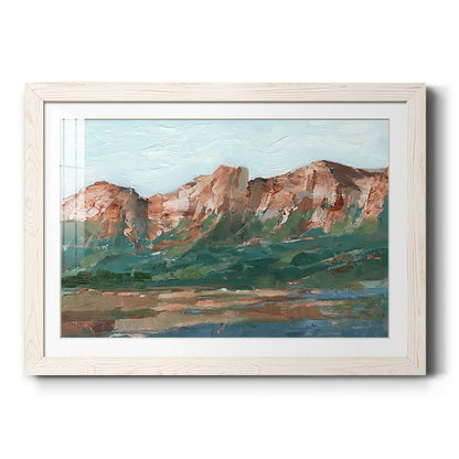 Heading West I - Barnwood Framed Art Print