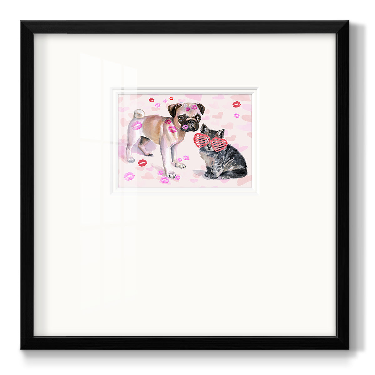 Cute Couture Collection A - Double Matboard Framed Print