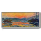 Sunset on the Seine in Winter, 1880 - Floater Framed Canvas Print