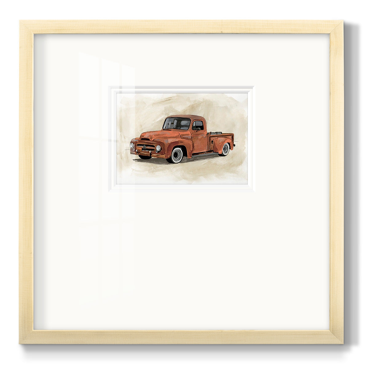 Pickup IV Premium Framed Print Double Matboard