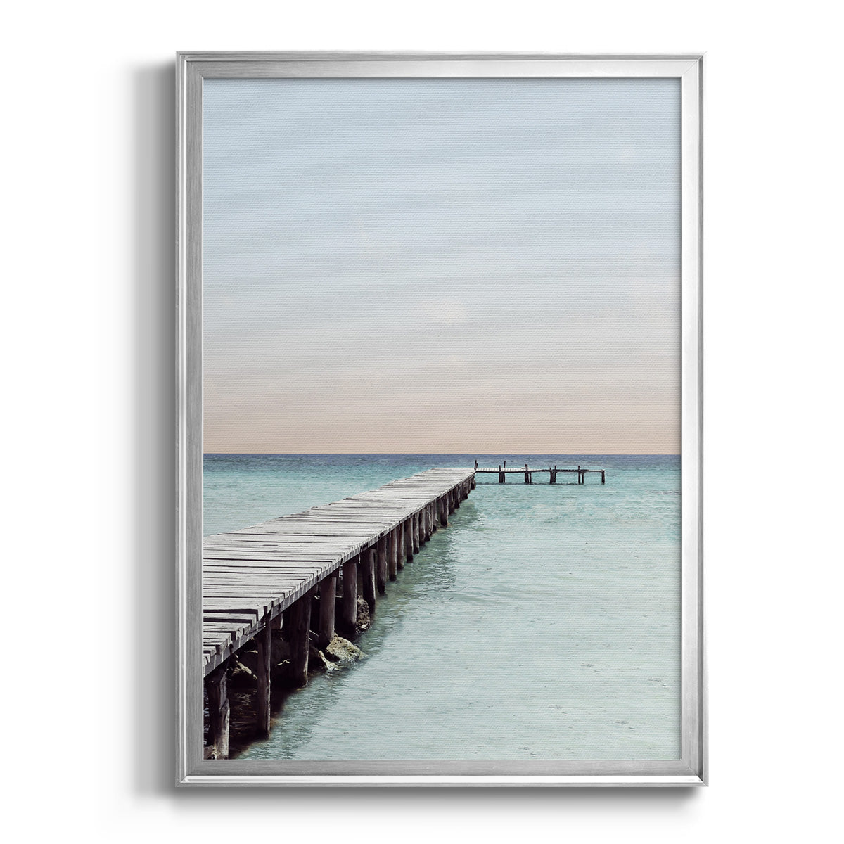 La Playa - Modern Framed Canvas Print