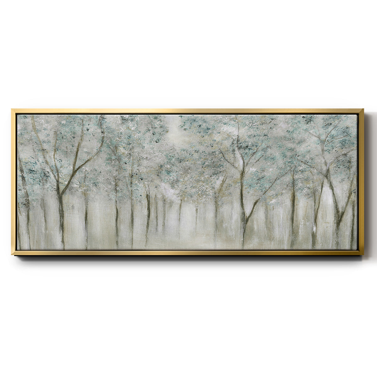 Neutral Spring - Floater Framed Canvas Print