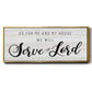 Serve the Lord - Floater Framed Canvas Print