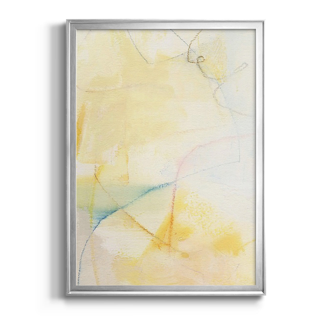 Barxan IV - Modern Framed Canvas Print