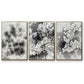 Marbling VII - Framed Premium Gallery Wrapped Canvas L Frame 3 Piece Set - Ready to Hang