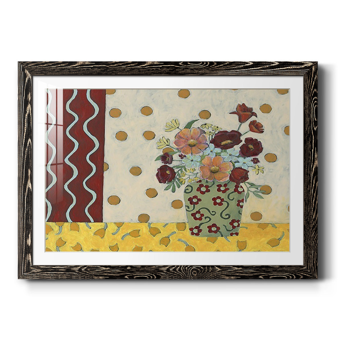 Flowerscape II-Premium Framed Print - Ready to Hang