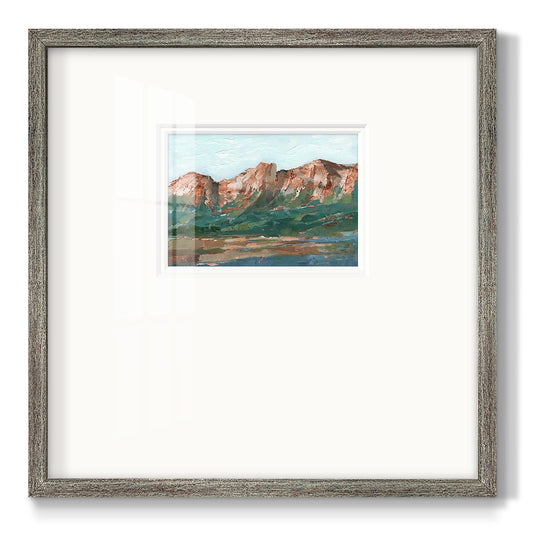 Heading West I Premium Framed Print Double Matboard